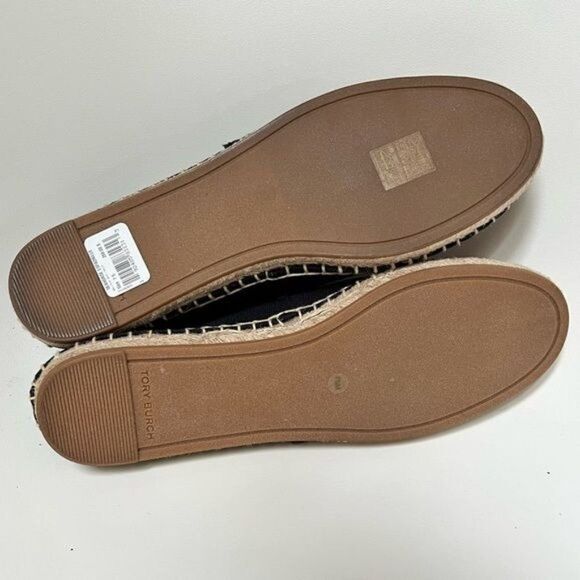 Tory Burch SEAHORSE ESPADRILLE Navy Size US 7.5 - Picture 7 of 9